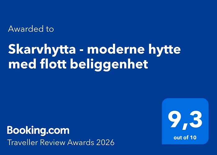 度假居 Skarvhytta - Moderne Med Flott Beliggenhet